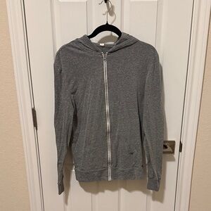 Charcoal Women's Casual Zip-Up Hoodie